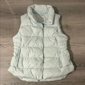 Athleta Downtown Puffer Vest Glacier Blue Women’s Size XL